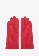 Mănuși de damă cu detalii cu fundă, roșu, 39-6P-012-33-M/L, Fotografie 2