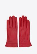 Mănuși de damă din piele brodate, roșu, 39-6L-903-3-V, Fotografie 3