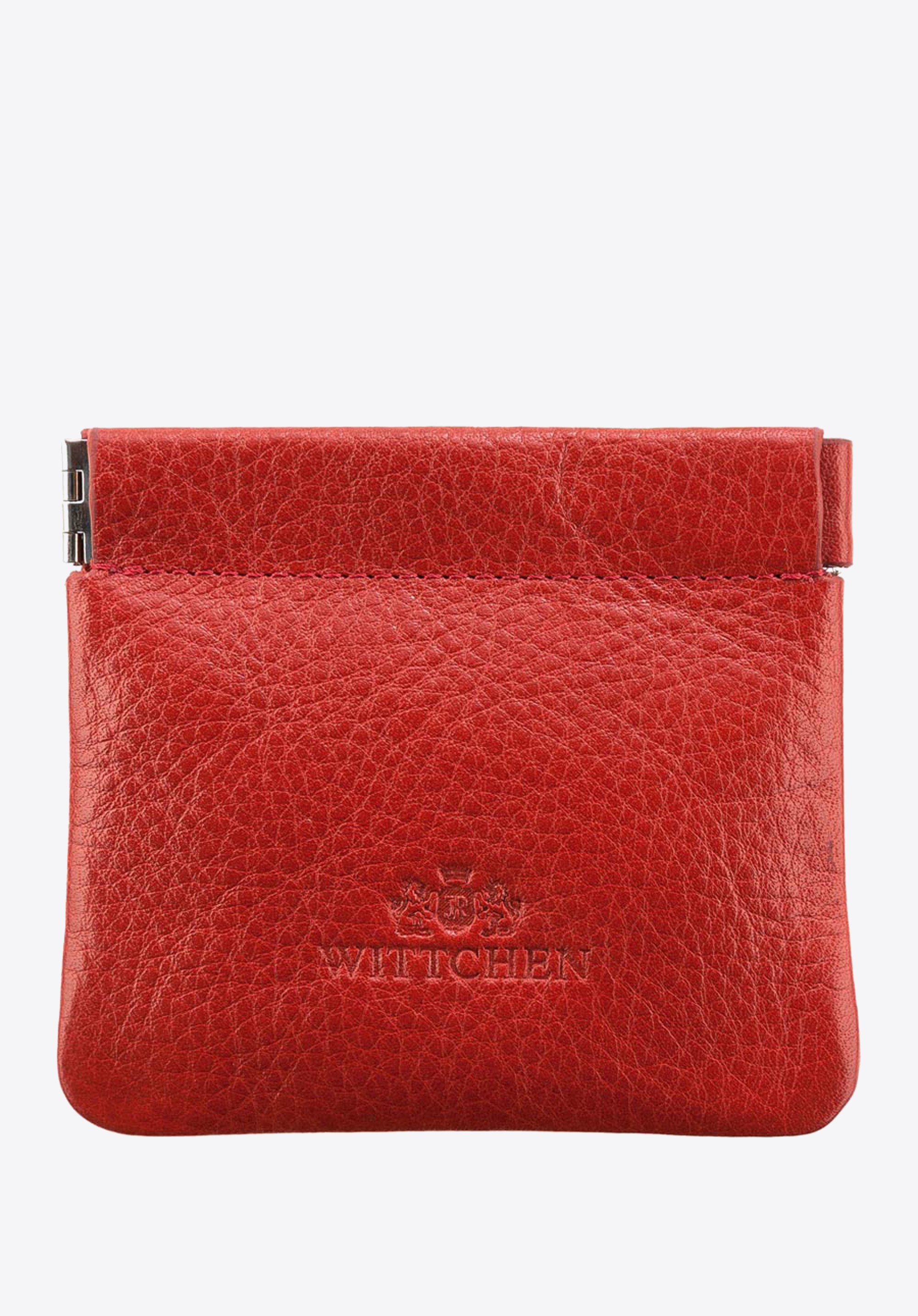 Portofel din piele moale, roșu, 21-1-029-3, Fotografie 1