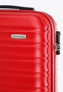 Valiză de cabină cu ABS, cu dungi orizontale, roșu, 56-3A-311-55, Fotografie 9