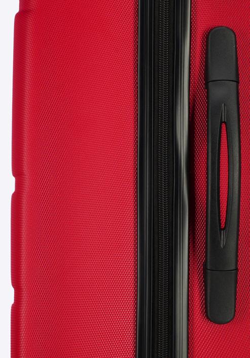 Set valize ABS canelate, roșu, 56-3A-65S-01, Fotografie 12