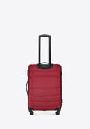Set valize ABS canelate, roșu, 56-3A-65S-01, Fotografie 4
