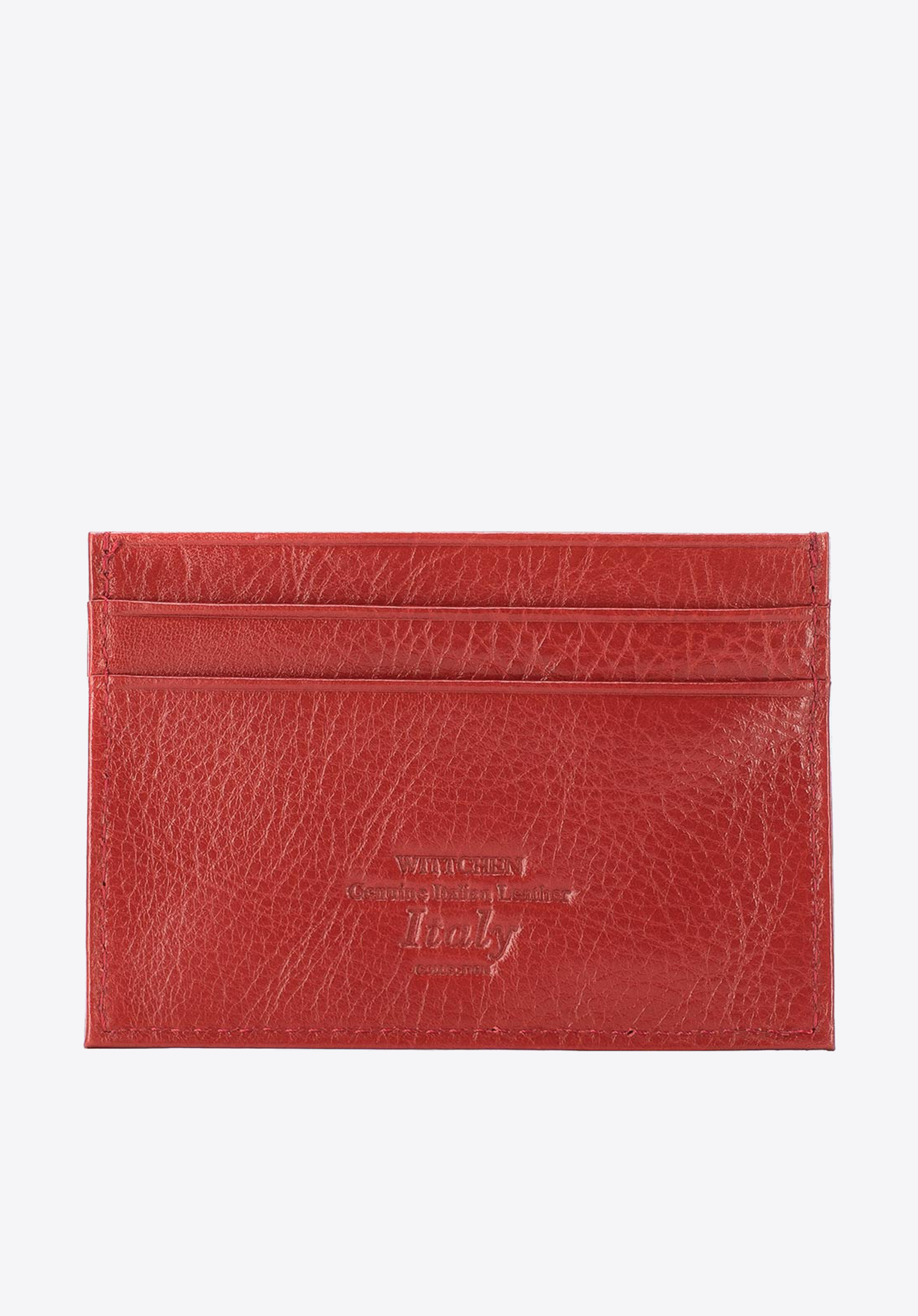 Toc pentru carduri din piele, basic, roșu, 21-2-038-3, Fotografie 1