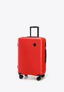 Un set de valize din ABS cu dungi diagonale, roșu, 56-3A-74K-30, Fotografie 5