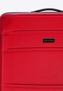 Valiză mare din ABS, canelată, roșu, 56-3A-653-35, Fotografie 10