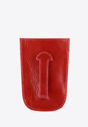 Abgerundetes Schlüsseletui aus Leder, rot, 21-2-014-3, Bild 1