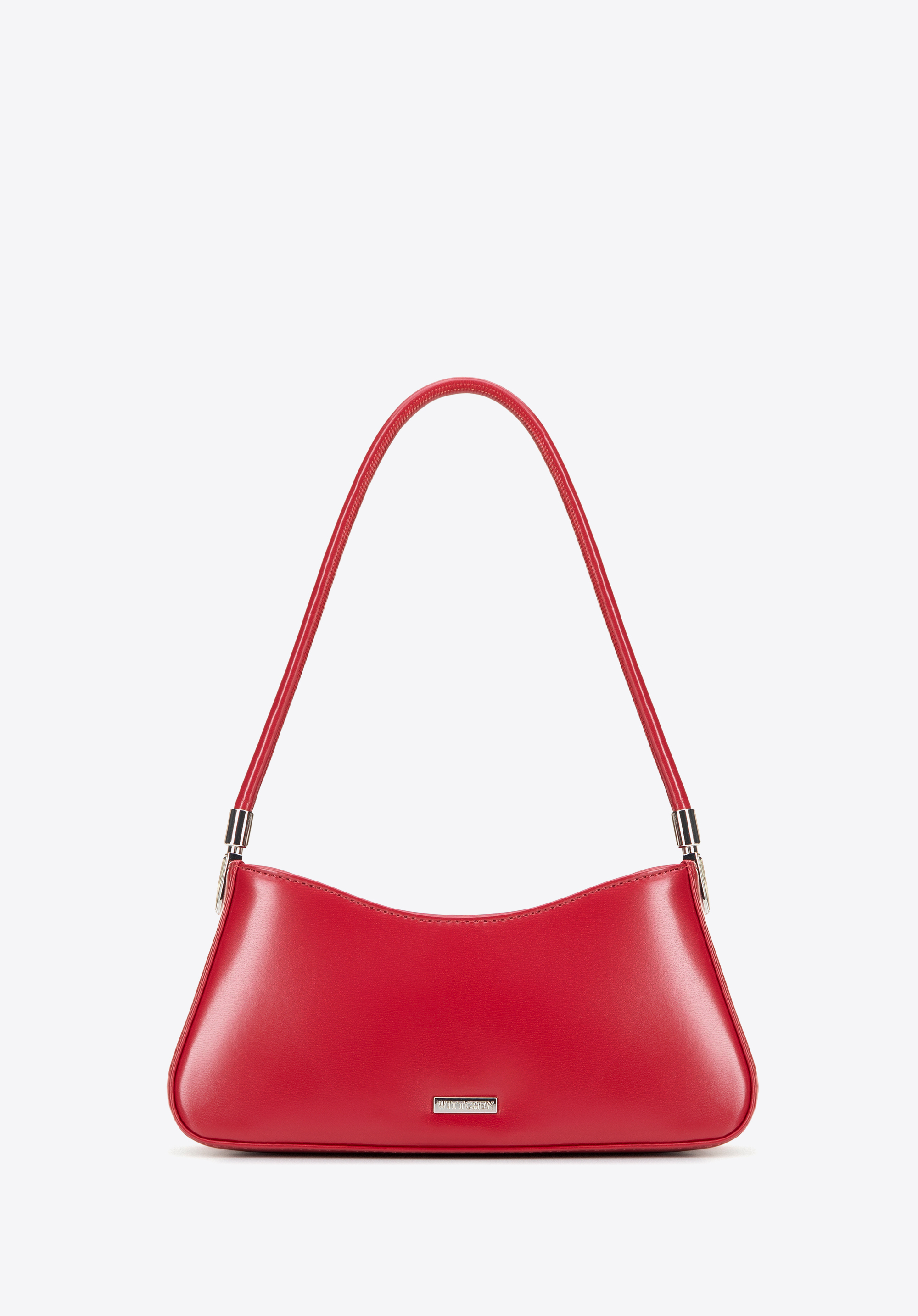 Damen Baguette-Tasche aus Kunstleder, rot, 101-4Y-433-3, Bild 1