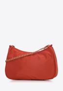 Baguette-Tasche aus Nylon für Damen an Kette, rot, 95-4Y-761-6, Bild 2