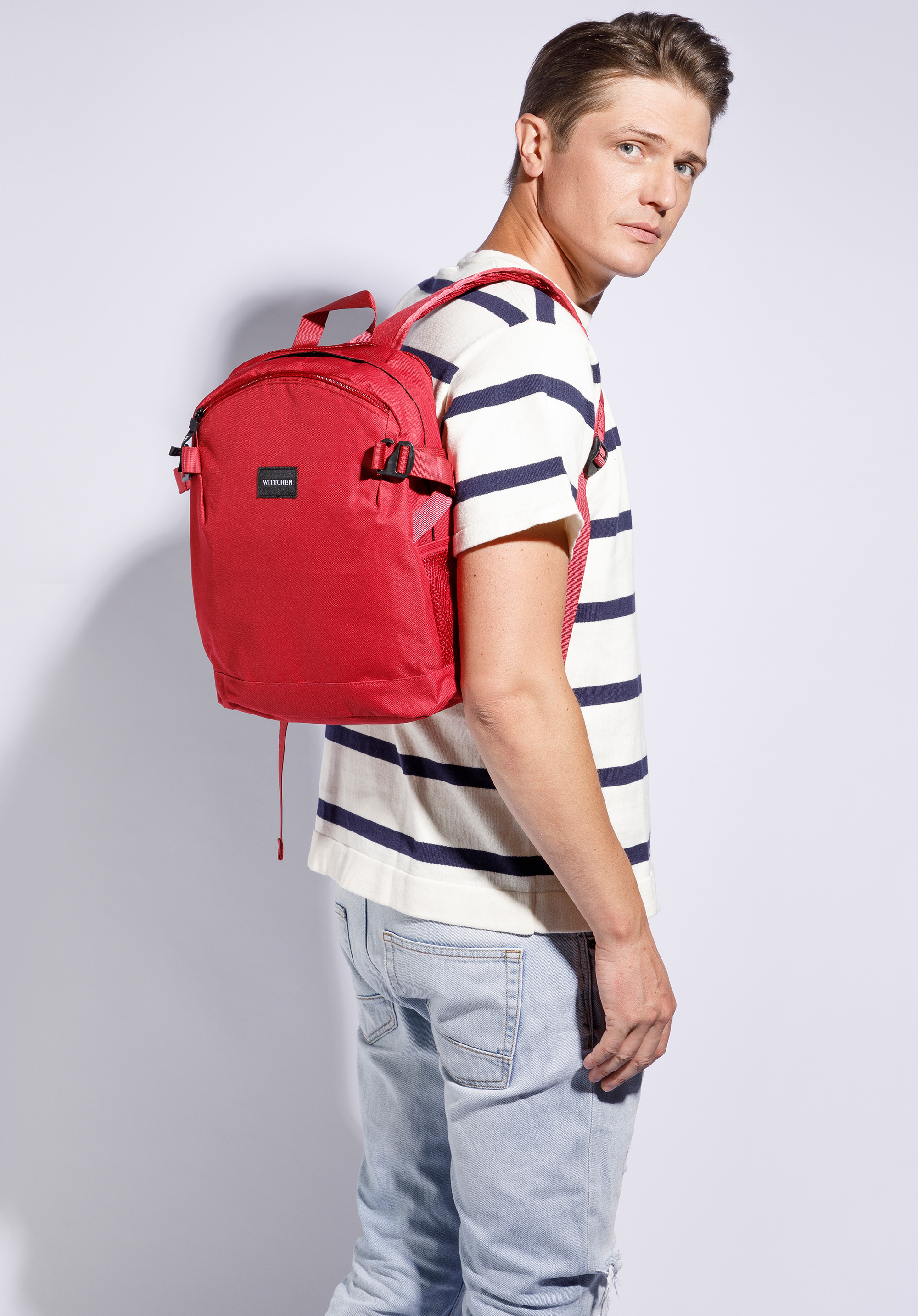 Kompakter Rucksack für das Flugzeug, rot, 56-3S-937-35, Bild 1