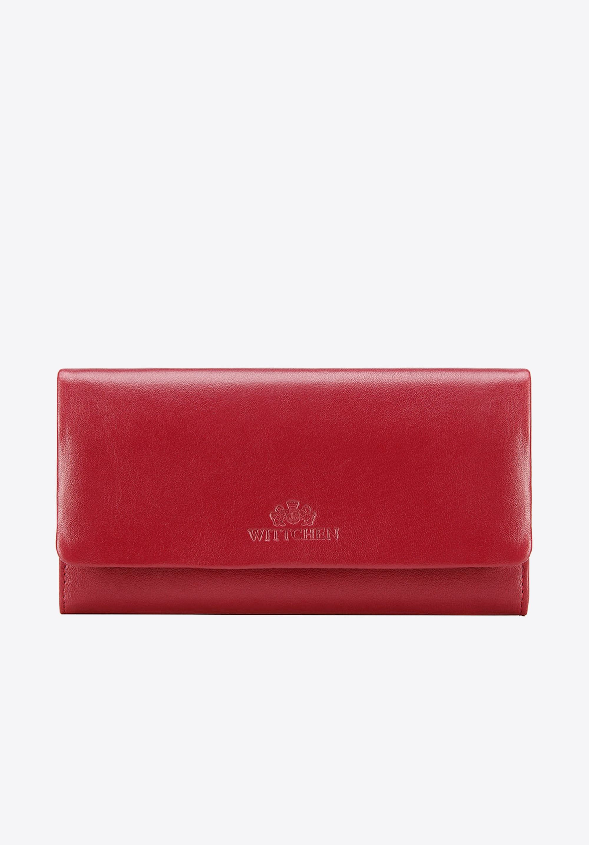 BRIEFTASCHE FÜR DAMEN AUS ECHTEM LEDER, rot, 26-1-443-3, Bild 1