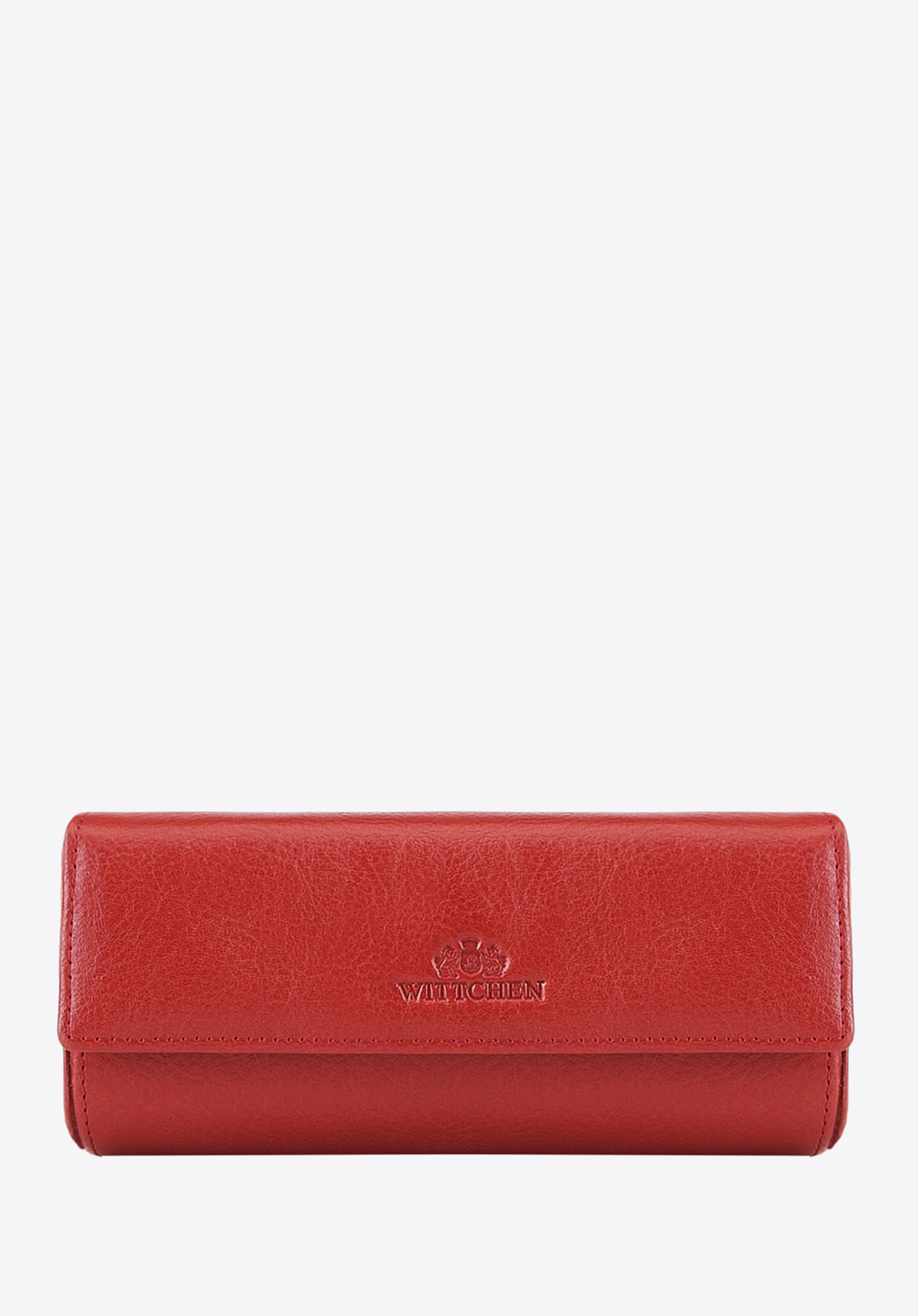 BRILLENETUI AUS LEDER, rot, 21-2-035-3, Bild 1