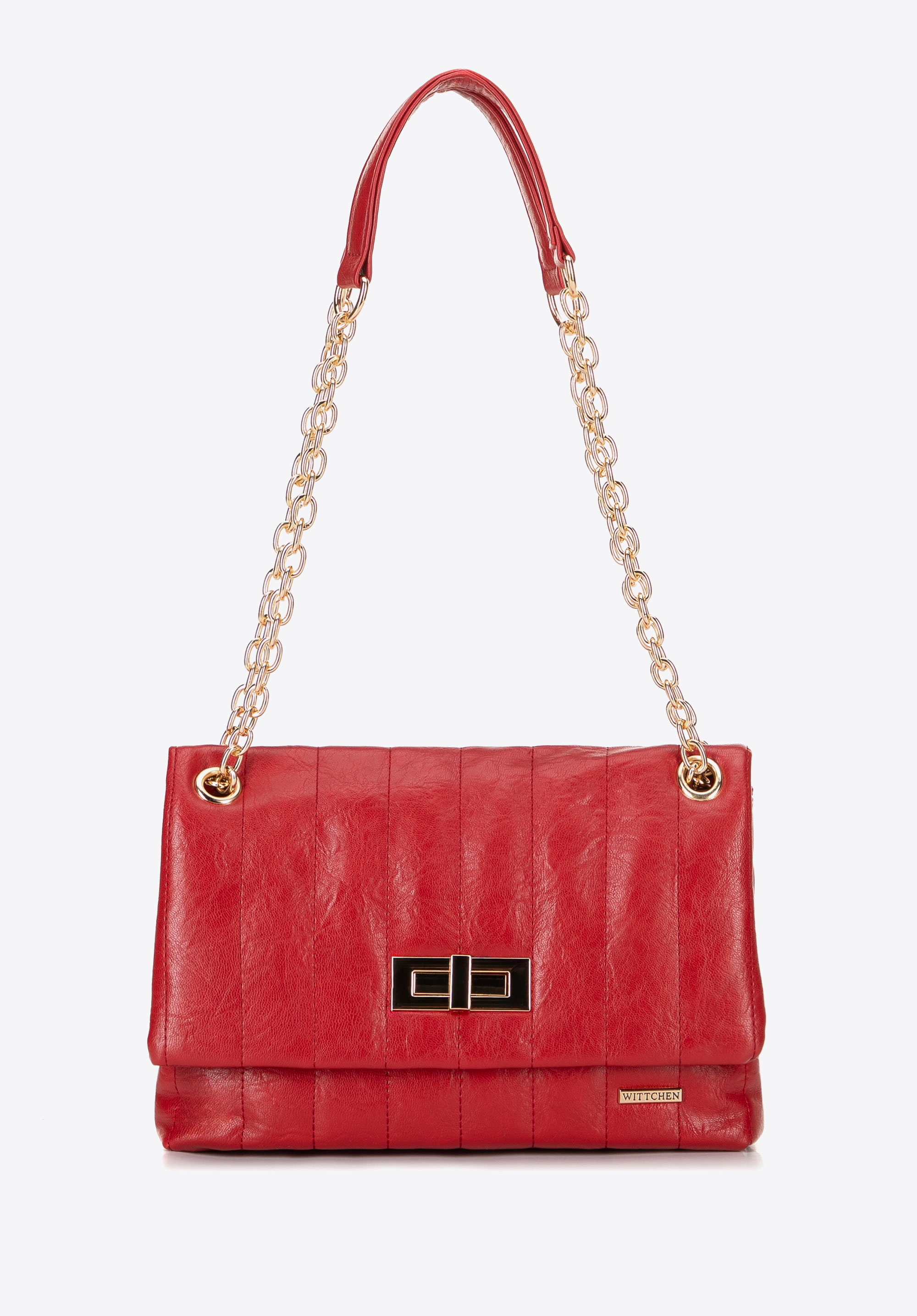 Damen Crossbody aus Öko-Leder, rot, 100-4Y-419-3, Bild 1