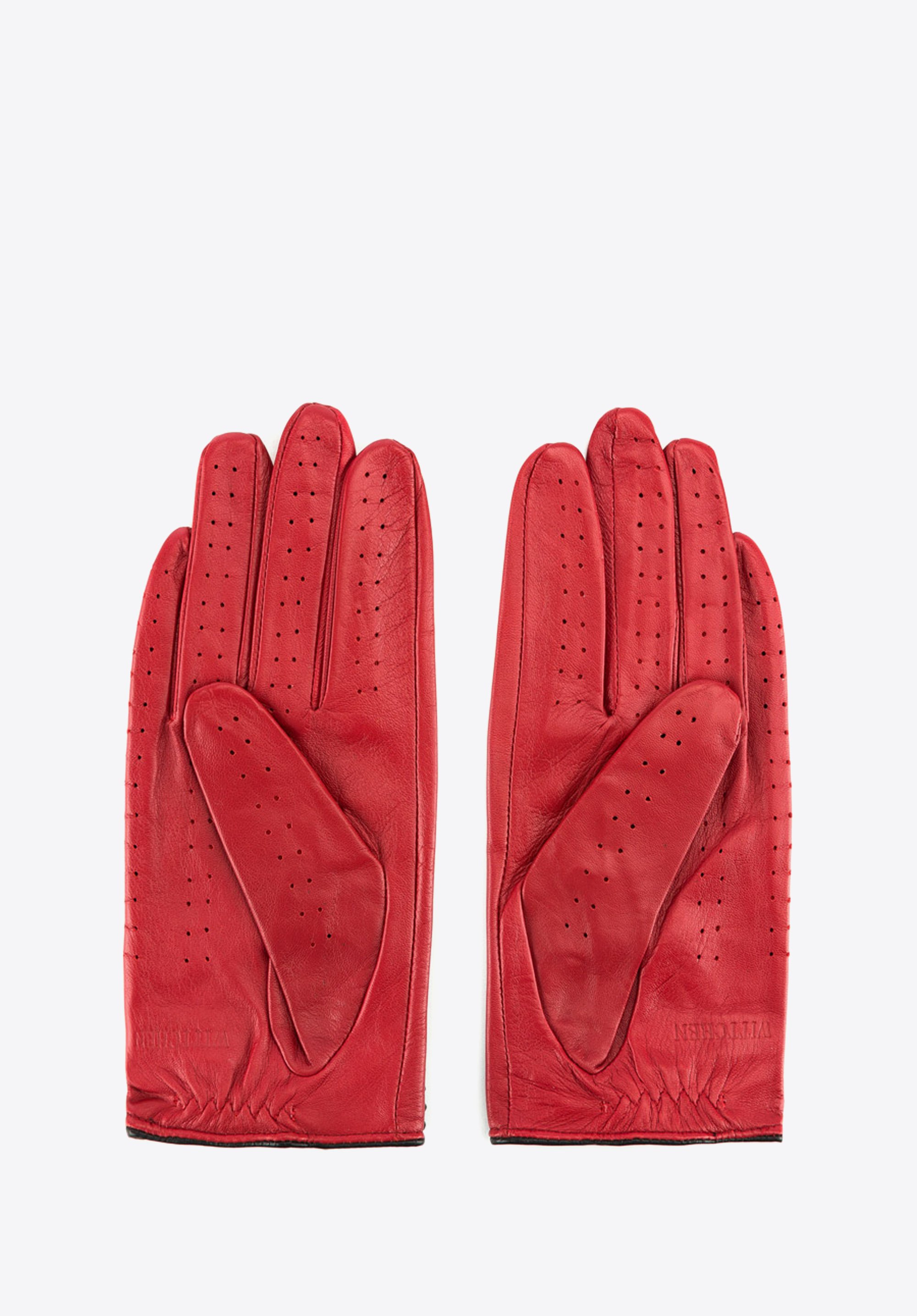 DAMEN-HANDSCHUHE, rot, 46-6L-292-2T-L, Bild 1