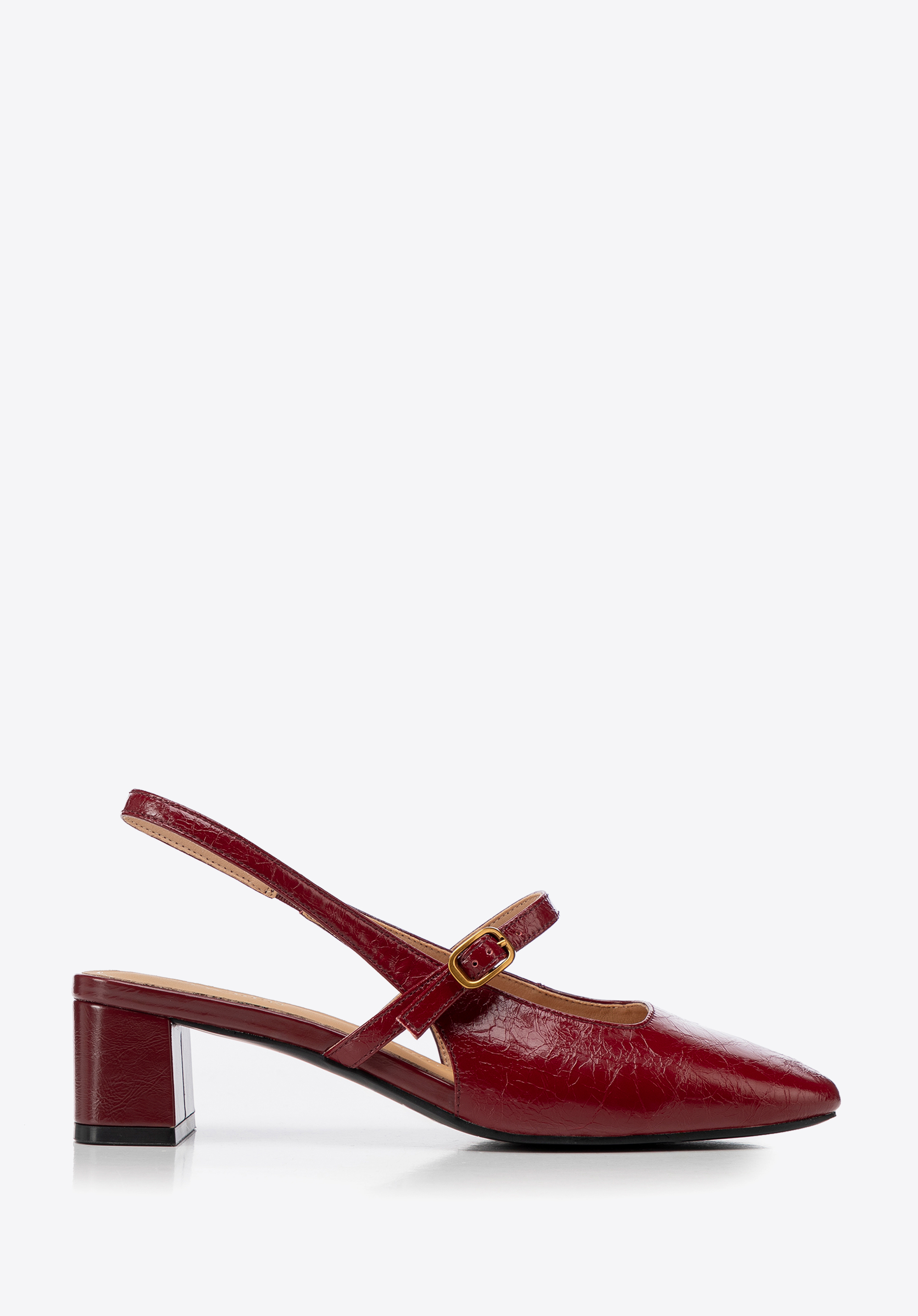 Damen Mary Jane niedrige Stiletto Pumps, rot, 100-D-954-3-38, Bild 1
