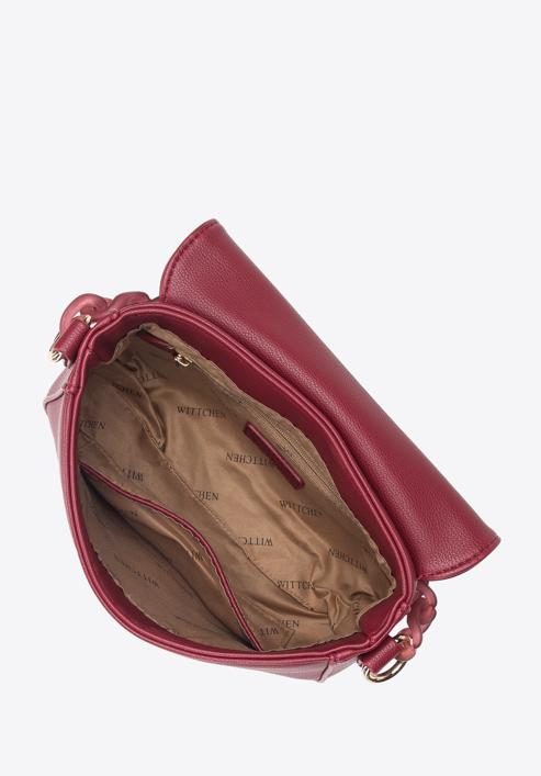 Damenhandtasche mit Kunststoffkette, rot, 95-4Y-408-3, Bild 4