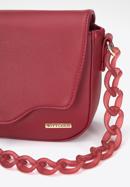Damenhandtasche mit Kunststoffkette, rot, 95-4Y-408-3, Bild 5