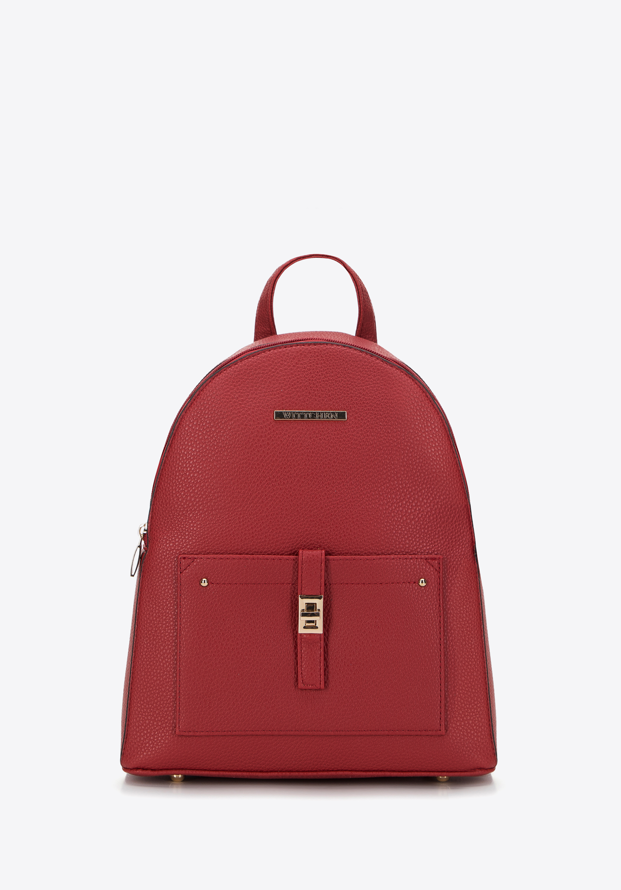 Damenrucksack aus Ökoleder, rot, 29-4Y-003-B33, Bild 1