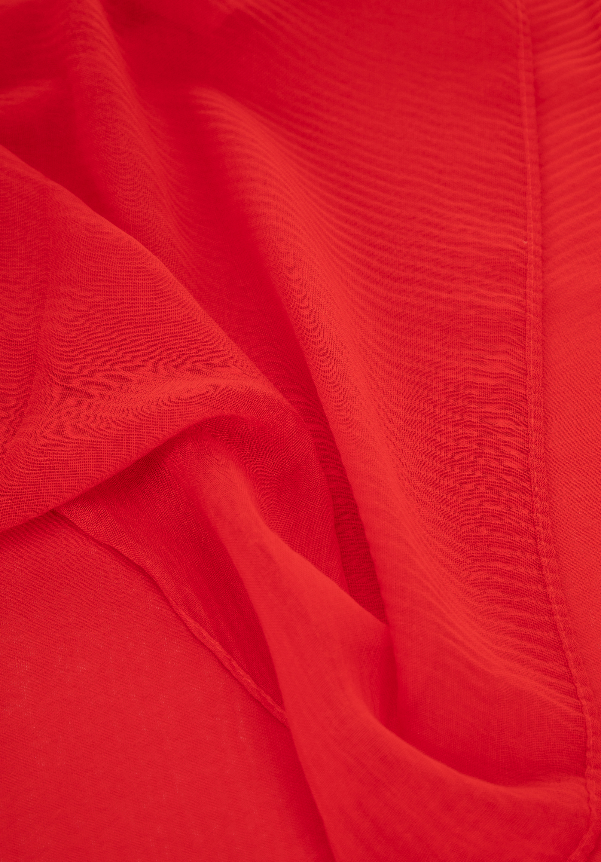 Plissierter Damenschal, rot, 100-7D-00X-X3, Bild 1