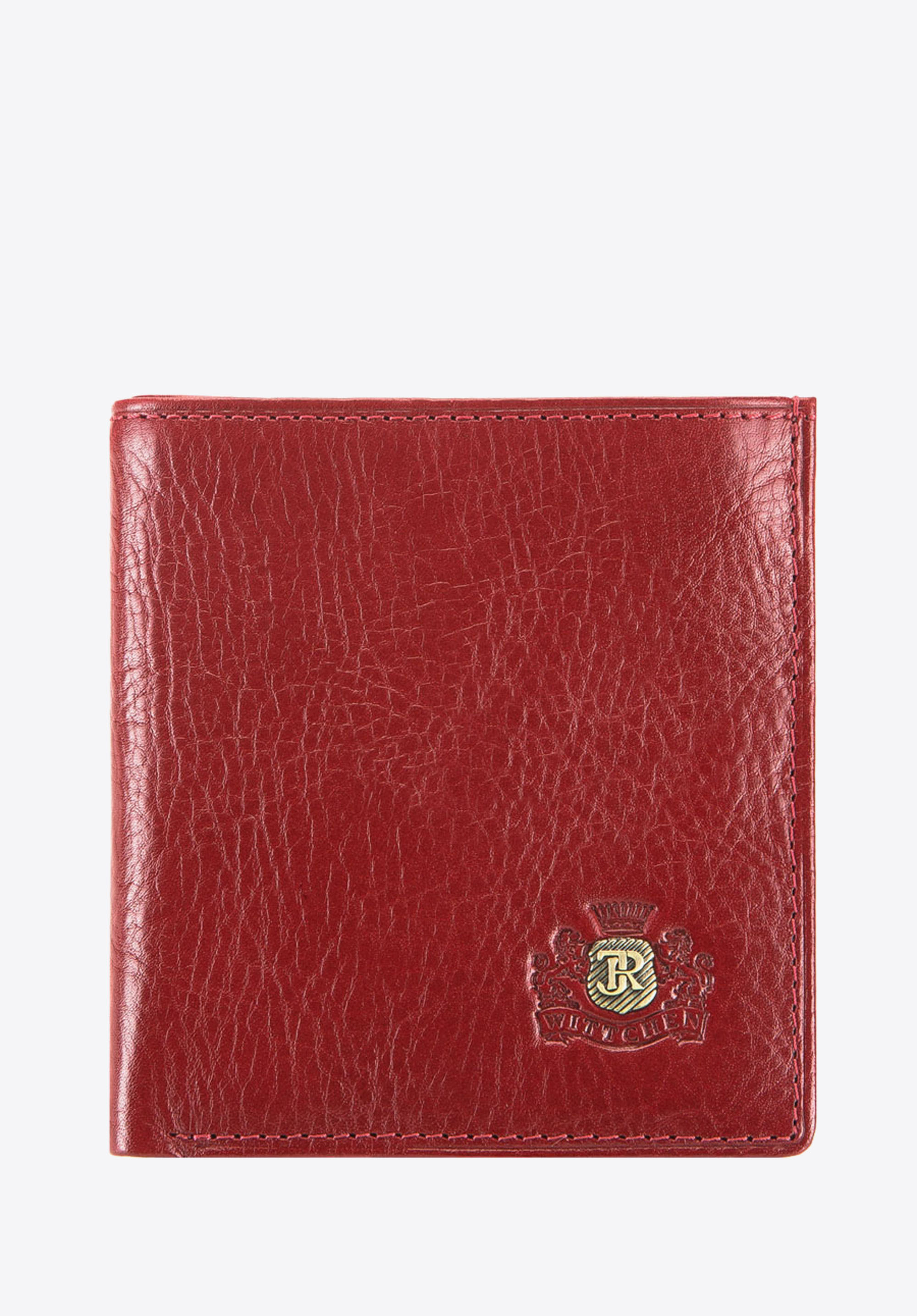 Kleines Geldbörse aus Leder, rot, 22-1-065-3, Bild 1