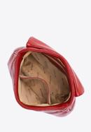 gestepptes Köfferchen aus Kunstleder mit Kettenschulterriemen, rot, 97-4Y-619-P, Bild 3