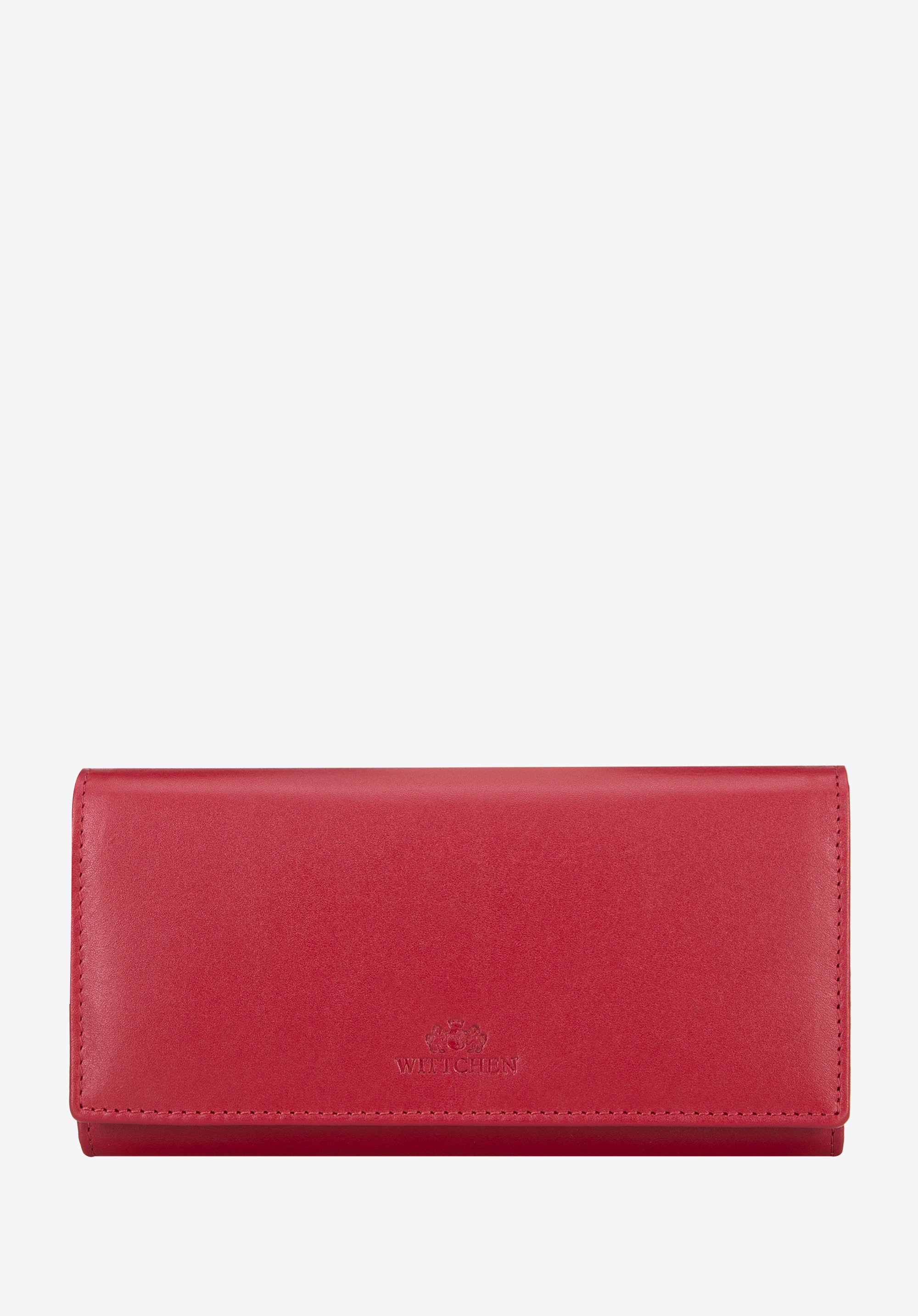 Große Damenbrieftasche aus Leder, rot, 14-1-052-L9E, Bild 1