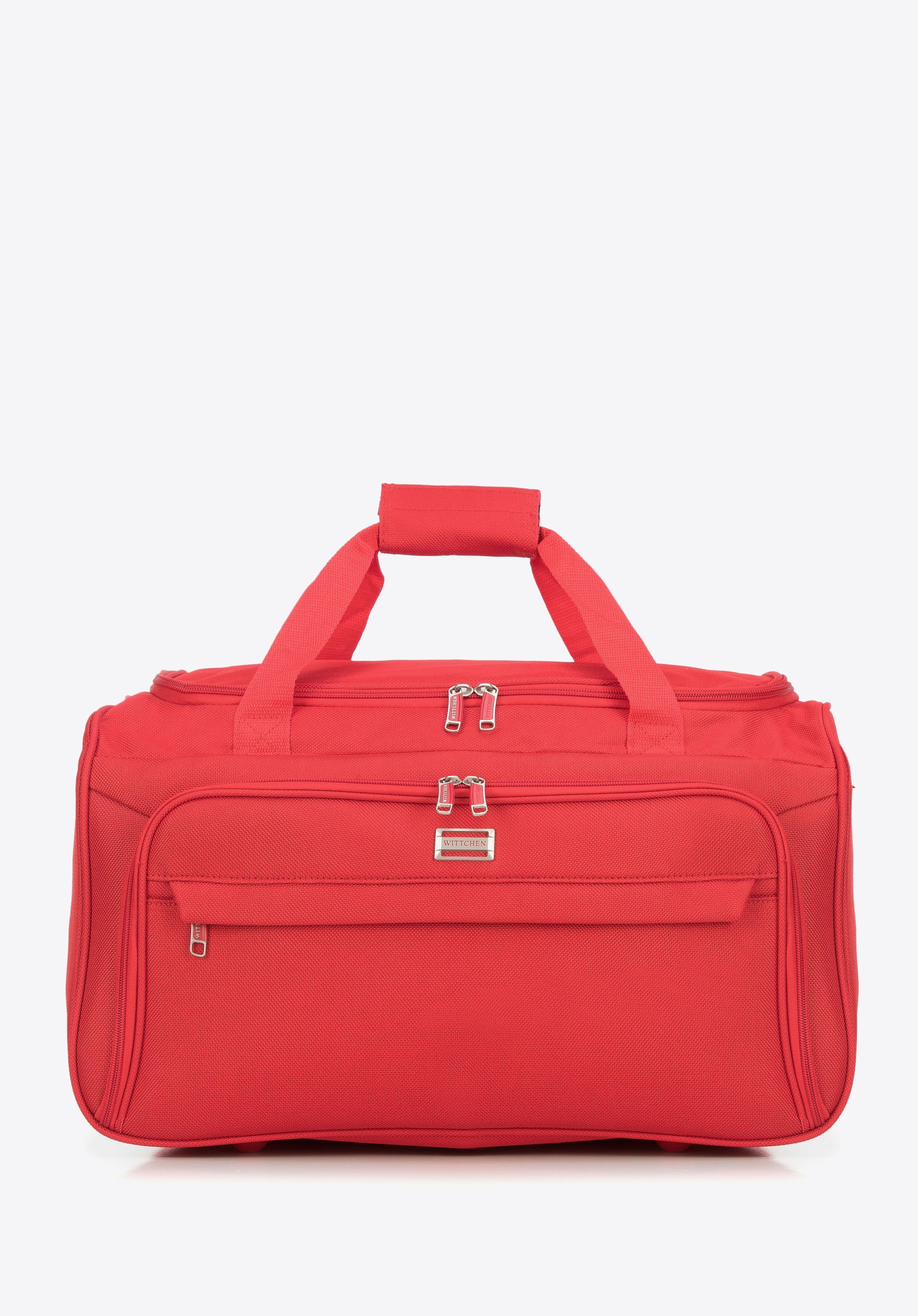 Klassische große Reisetasche, rot, 56-3S-655-3, Bild 1