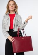 Große Shopper-Tasche aus Leder, rot, 97-4E-619-3, Bild 15