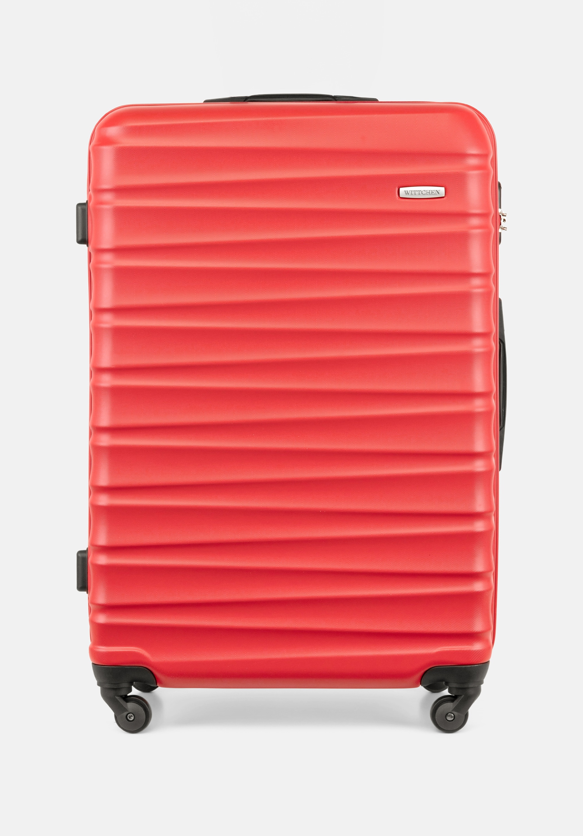 Großer Koffer aus ABS-Material, rot, 56-3A-313-35, Bild 1