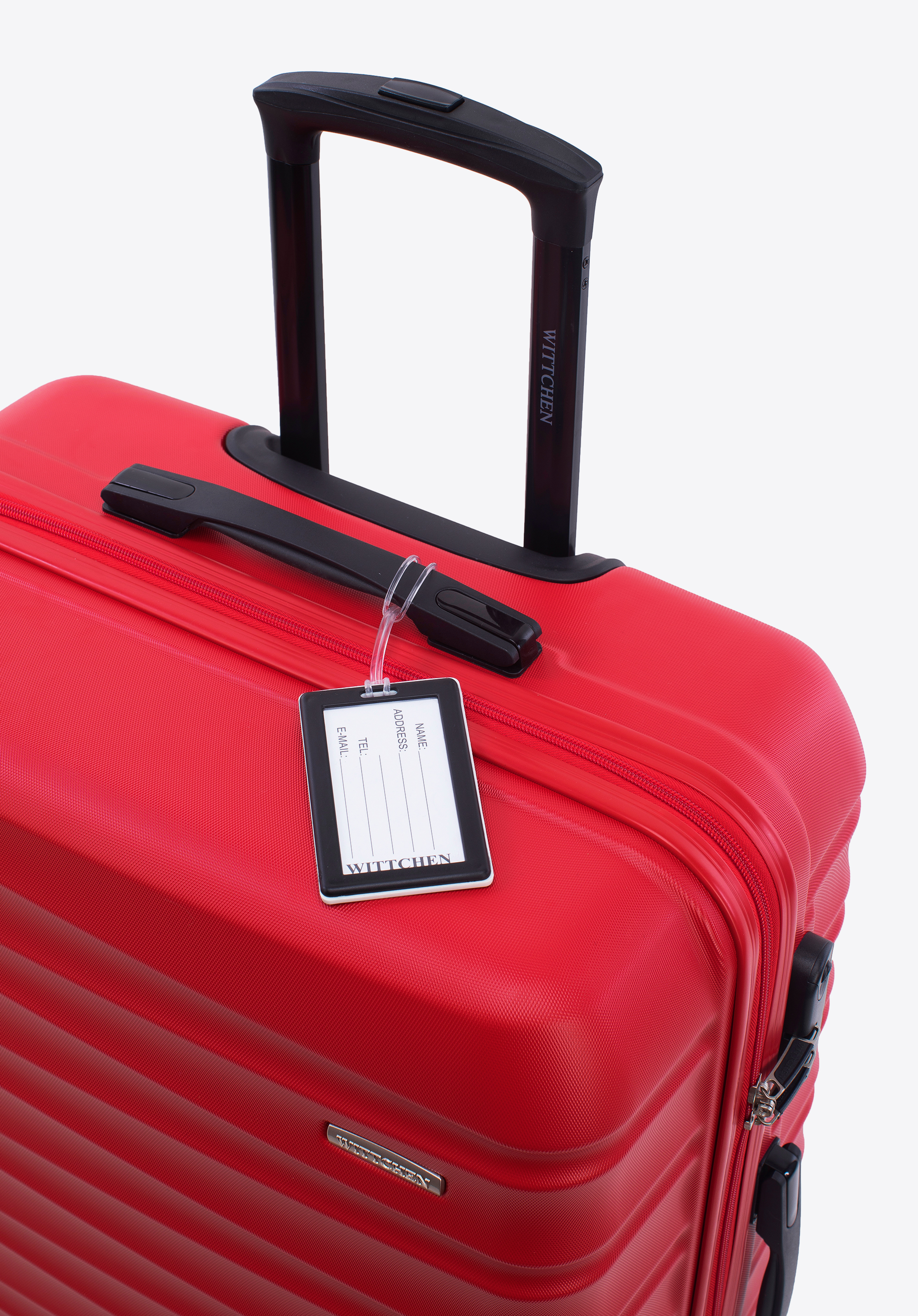 Großer Koffer mit Anhänger, rot, 56-3A-313-35Z, Bild 1