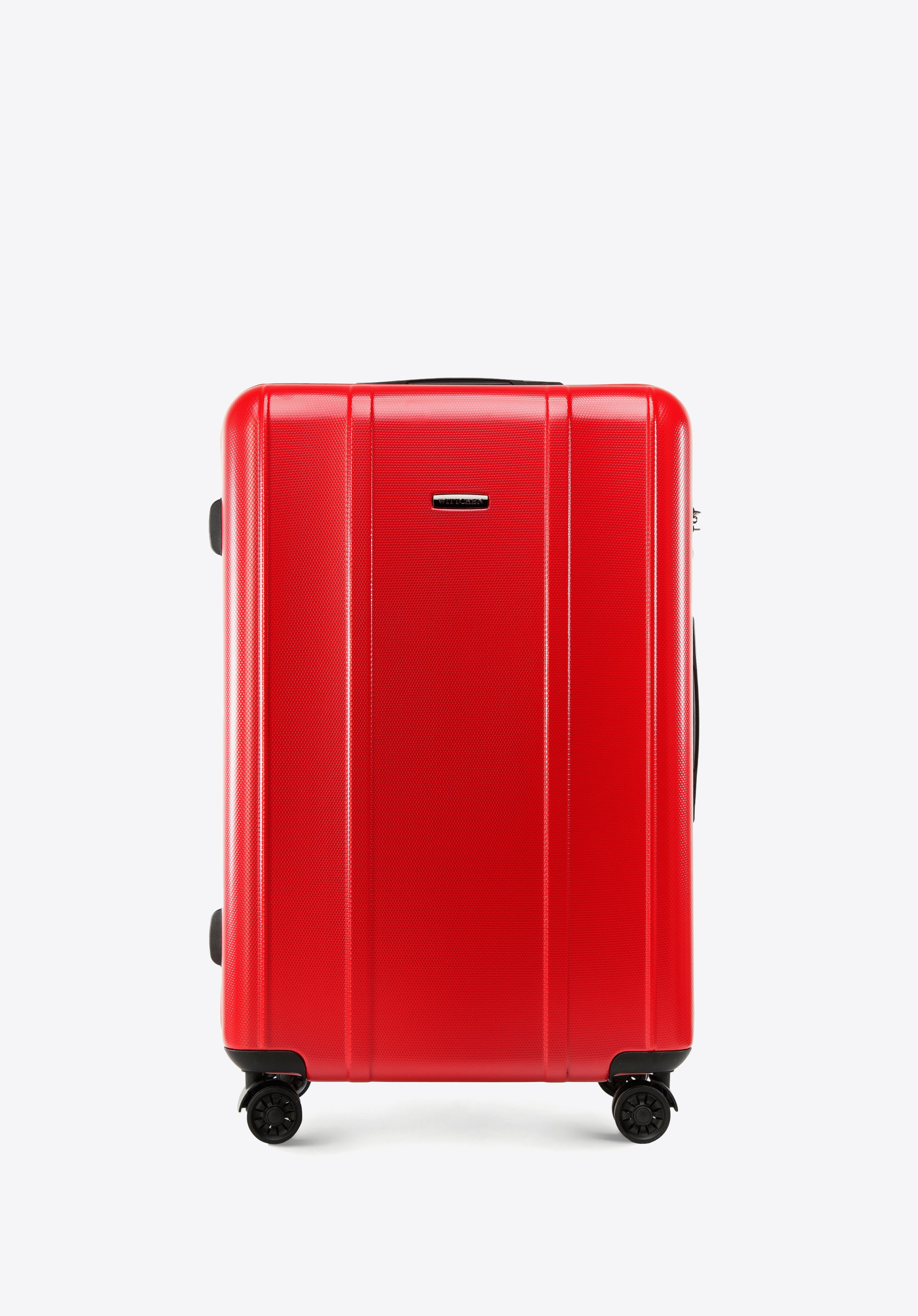 Großer Koffer aus Polycarbonat, rot, 56-3P-713-35, Bild 1
