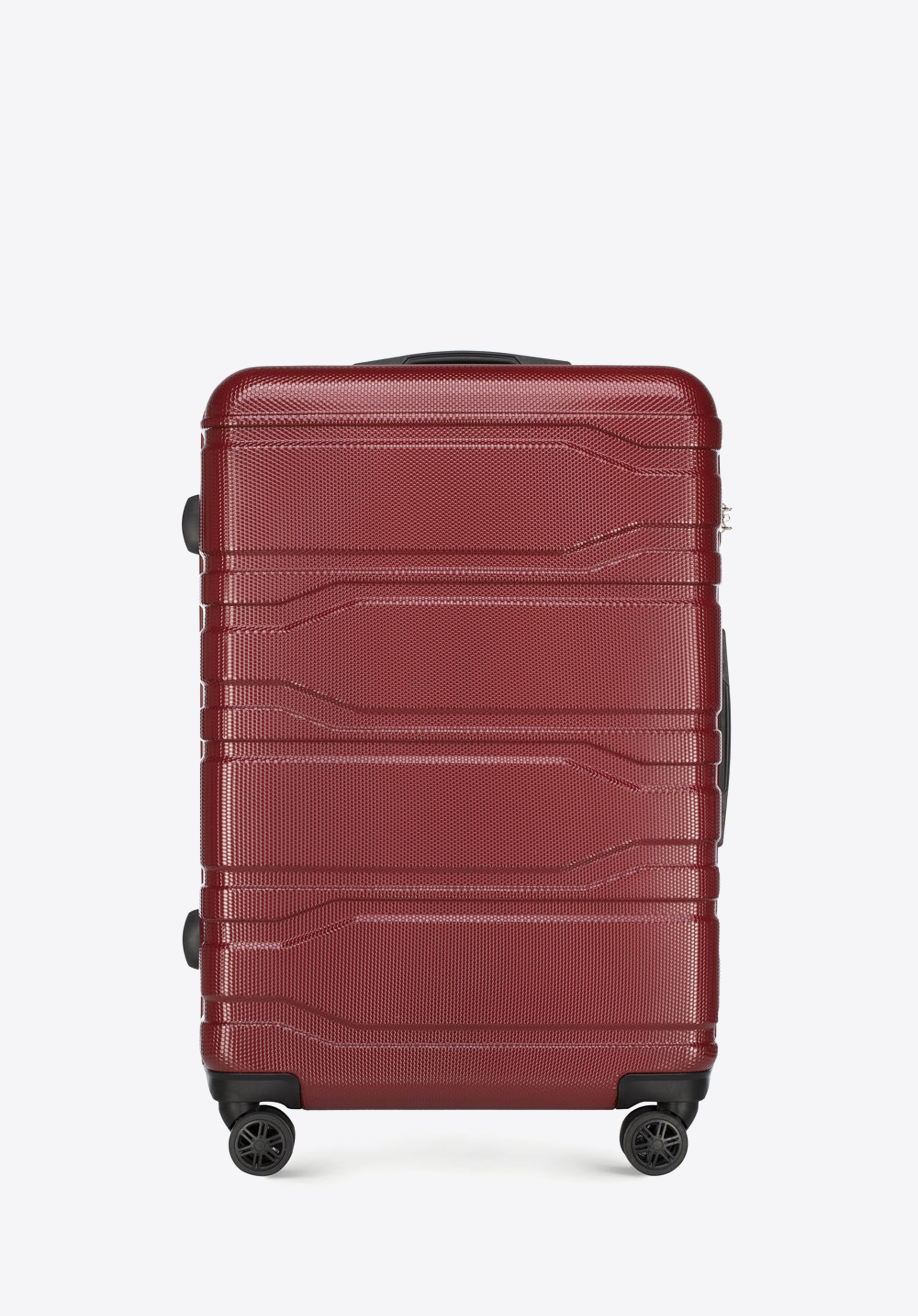 Großer Rollenkoffer aus Polycarbonat, rot, 56-3P-983-31, Bild 1