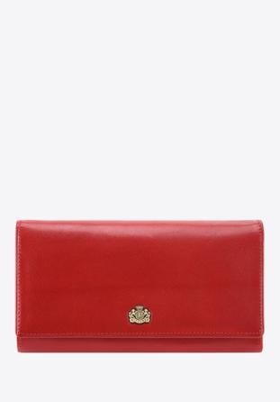 Großes Portemonnaie für Damen aus Leder, rot, 10-1-075-3, Bild 1