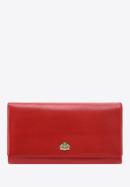 Großes Portemonnaie für Damen aus Leder, rot, 10-1-075-1, Bild 1