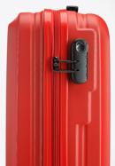 Kabinenkoffer aus ABS mit diagonalen Streifen, rot, 56-3A-741-85, Bild 8