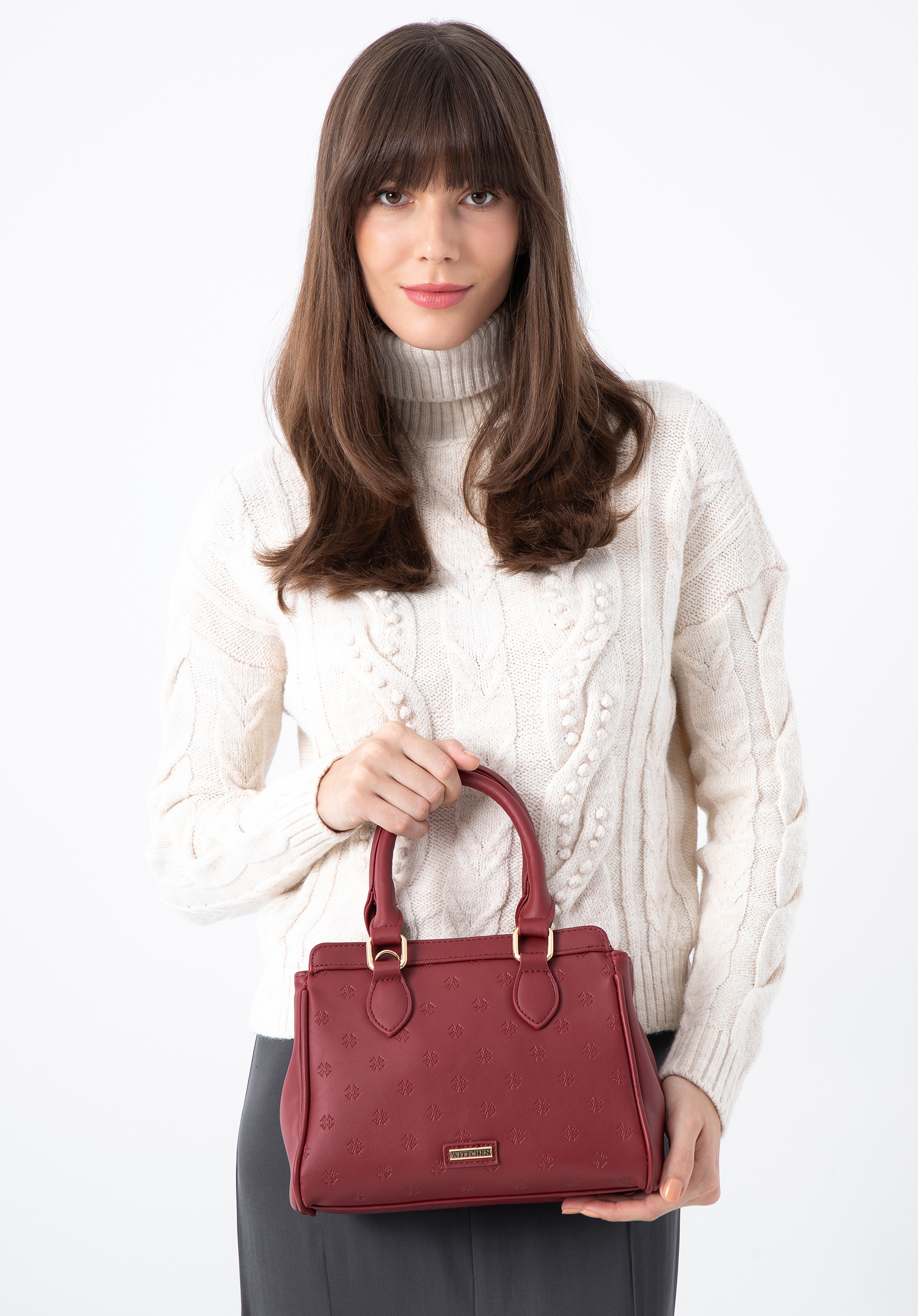 Klassische Köfferchen-Handtasche