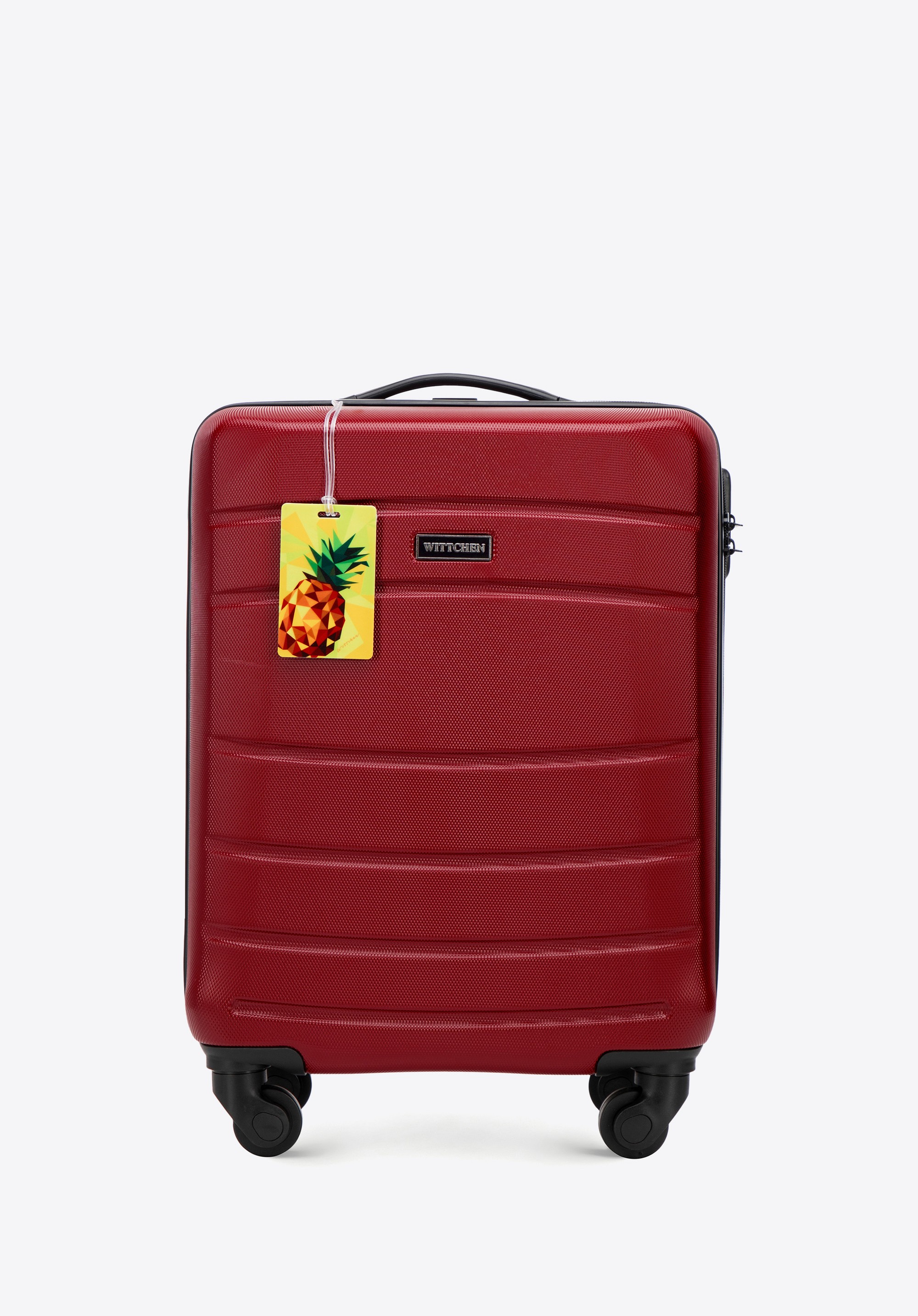 Kleiner Koffer mit Gepäckanhänger, rot, 56-3A-651-35Z, Bild 1