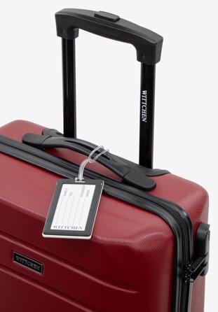 Kleiner Koffer mit Gepäckanhänger, rot, 56-3A-651-35Z, Bild 1