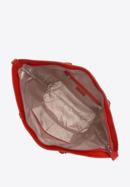 Köfferchen aus Echtleder mit geflochtenen Griffen, rot, 94-4E-904-P, Bild 3
