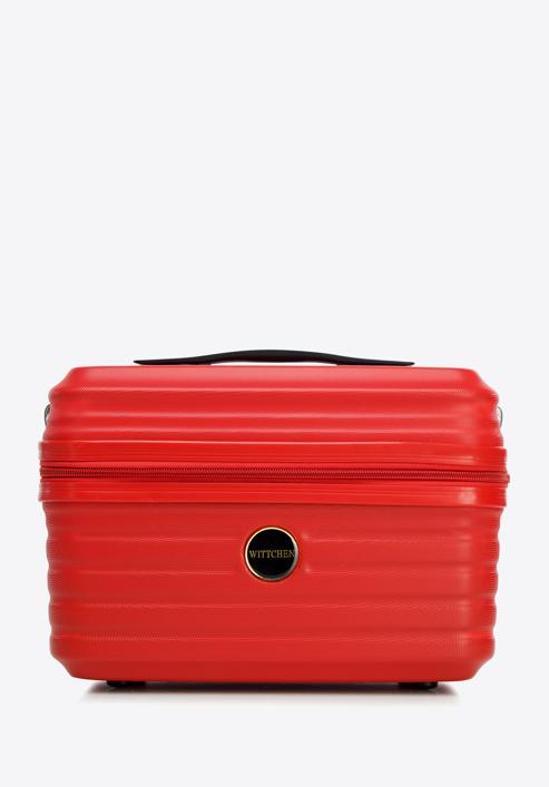 Kofferset aus ABS mit diagonalen Streifen, rot, 56-3A-74K-30, Bild 10