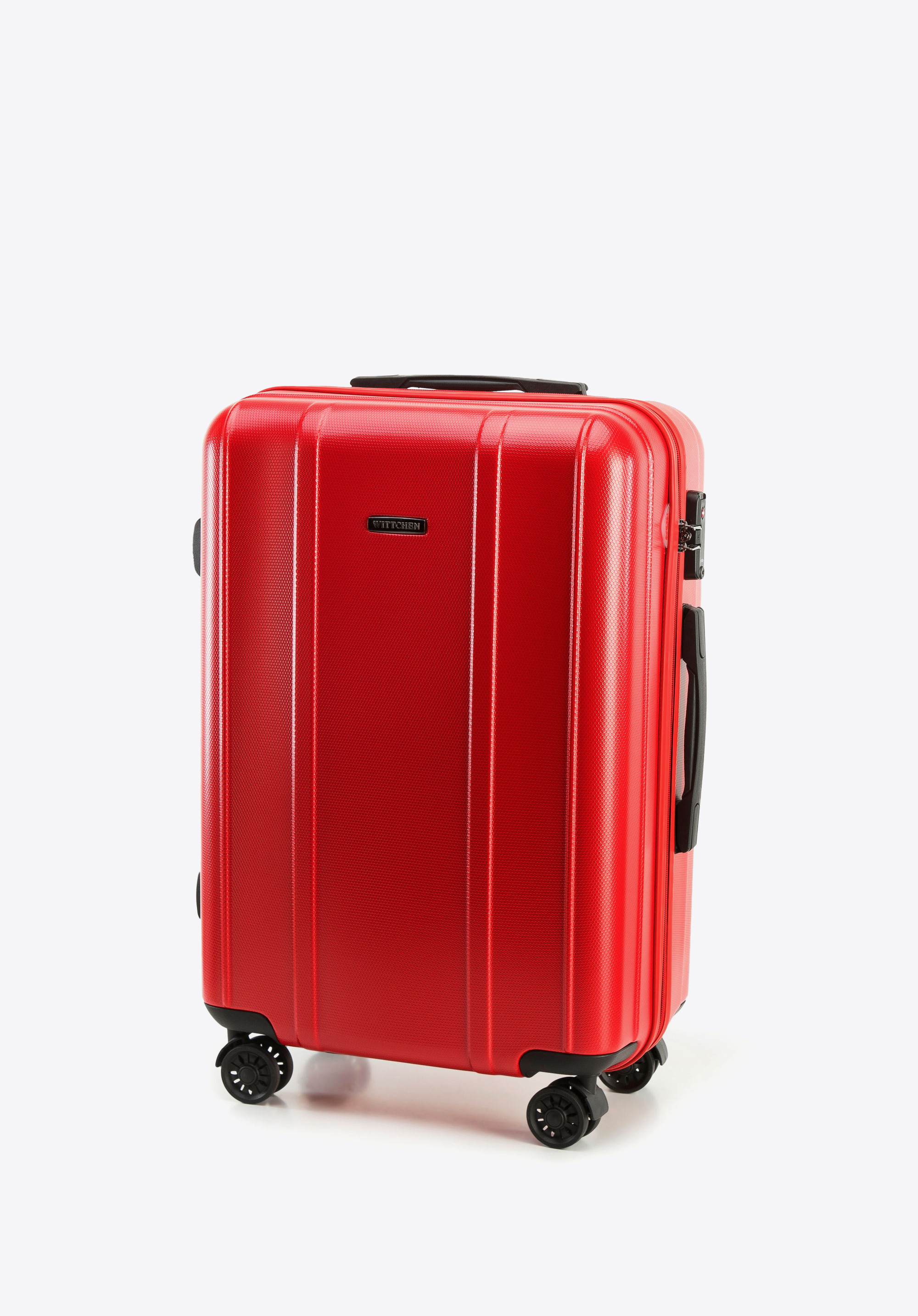 Kofferset aus Polycarbonat, rot, 56-3P-71S-35, Bild 1