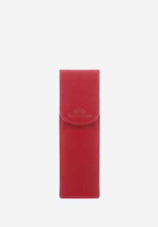 Kugelschreiber-Etui aus Echtleder, rot, 14-2-169-91, Bild 1