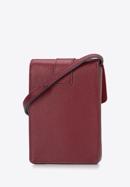 Mini-Tasche für Damen  aus Leder, rot, 95-2E-601-33, Bild 2
