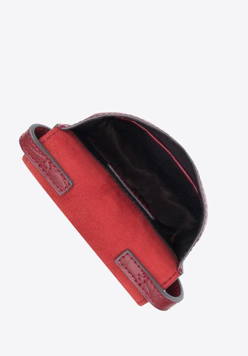 Mini-Tasche für Damen  aus Leder, rot, 95-2E-601-33, Bild 3