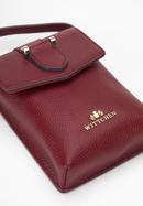 Mini-Tasche für Damen  aus Leder, rot, 95-2E-601-33, Bild 4