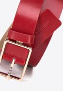 Minimalistischer Ledergürtel für Damen, rot, 97-8D-915-3-XXL, Bild 3