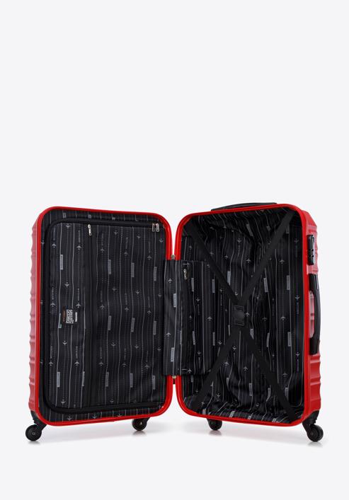 Mittelgroßer Koffer mit Gepäckanhänger, rot, 56-3A-312-35Z, Bild 6