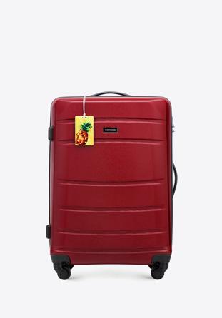 Mittlerer Koffer mit Gepäckanhänger, rot, 56-3A-652-35Z, Bild 1