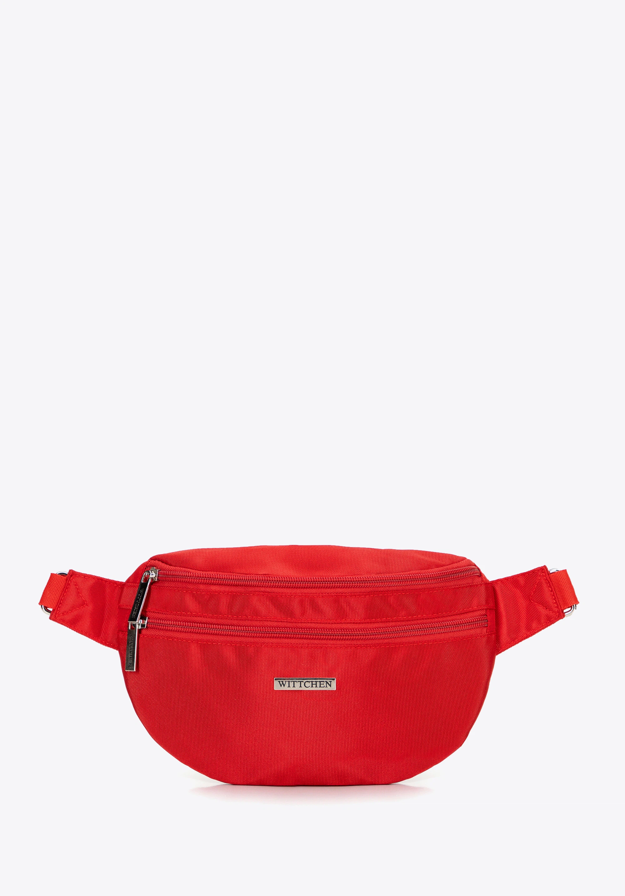 Polyester-Gürteltasche mit abnehmbarem Riemen, rot, 29-2P-000-35, Bild 1