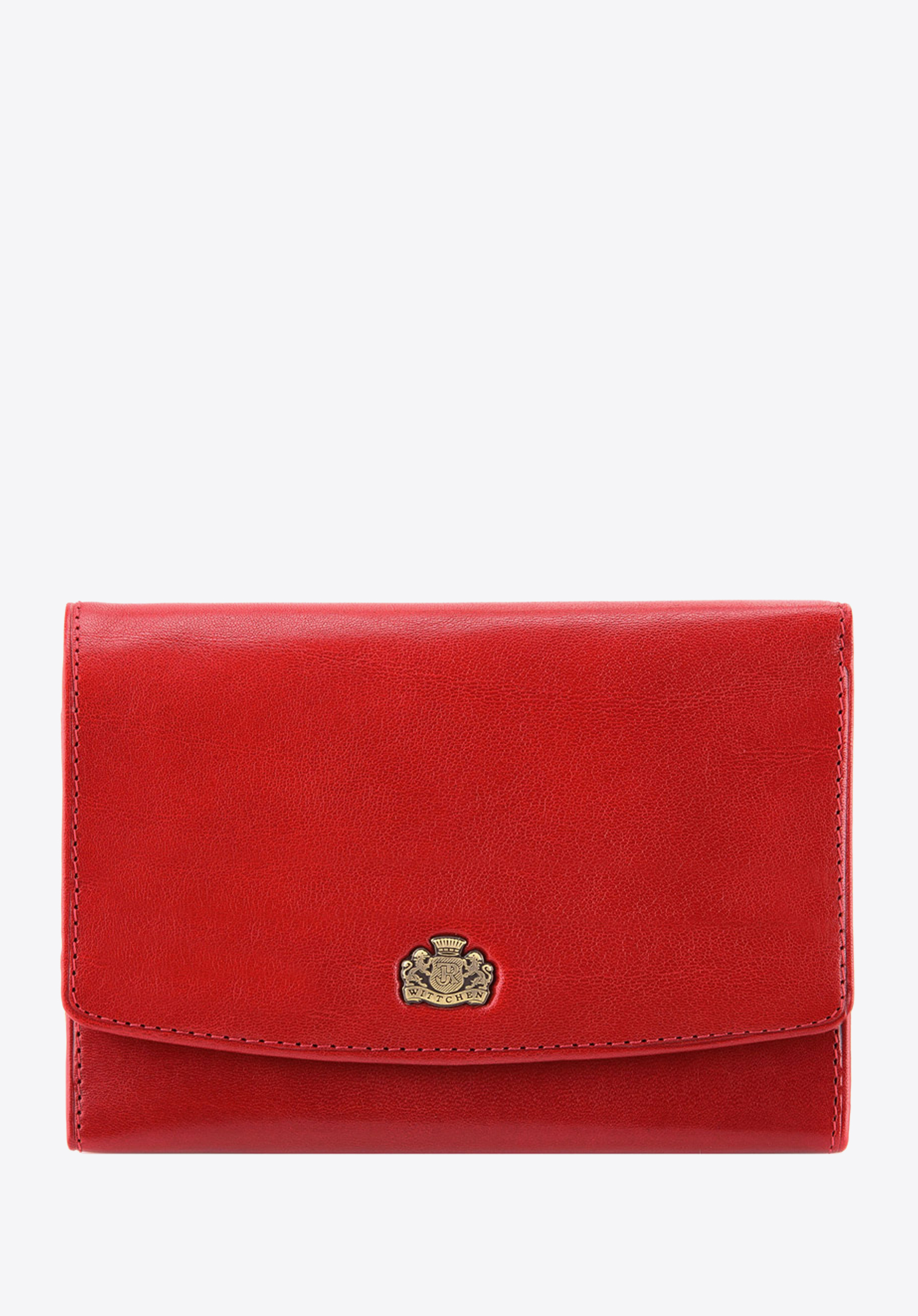 Geldbörse aus Naturleder für Damen, rot, 10-1-062-3, Bild 1