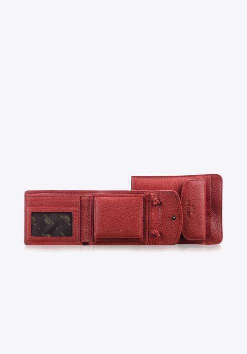 Reisepasstasche aus Leder, rot, 17-5-127-3, Bild 3